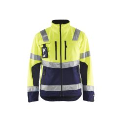 Chaqueta de alta visibilidad de softshell