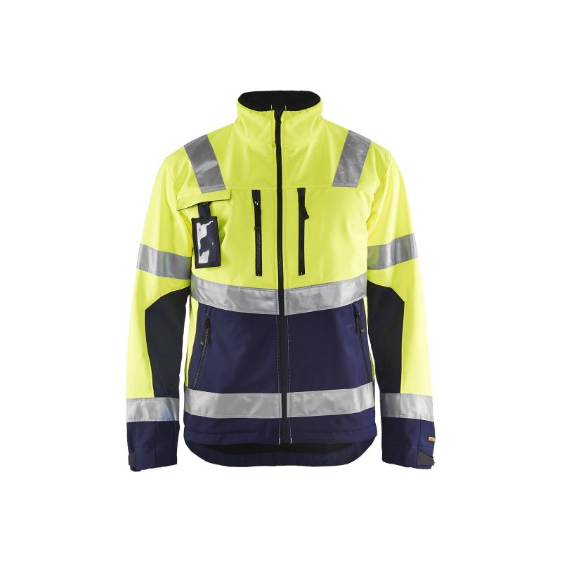Chaqueta de alta visibilidad de softshell