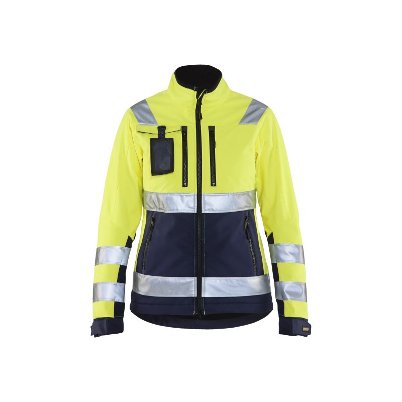 Chaqueta de alta visibilidad de softshell para mujer
