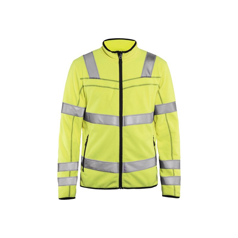 Chaqueta de alta visibilidad de microfelpa