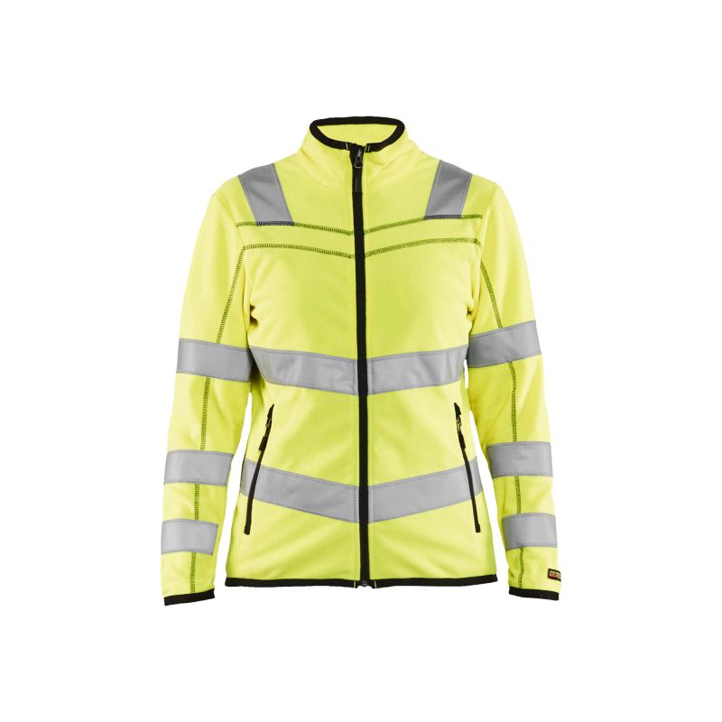 Chaqueta de alta visibilidad micropolar para mujer