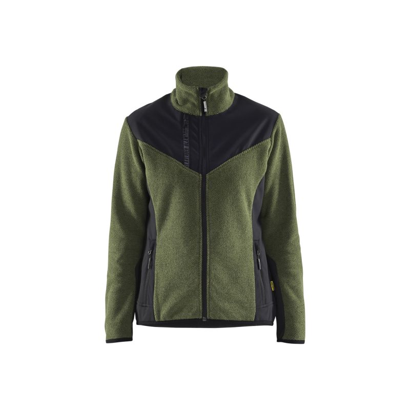 Chaqueta de Punto con Softshell para Mujer