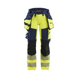 Pantalón de alta visibilidad para mujer elástico en 4 direcciones