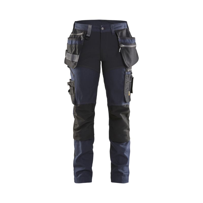 Pantalones de trabajo para mujer con elástico