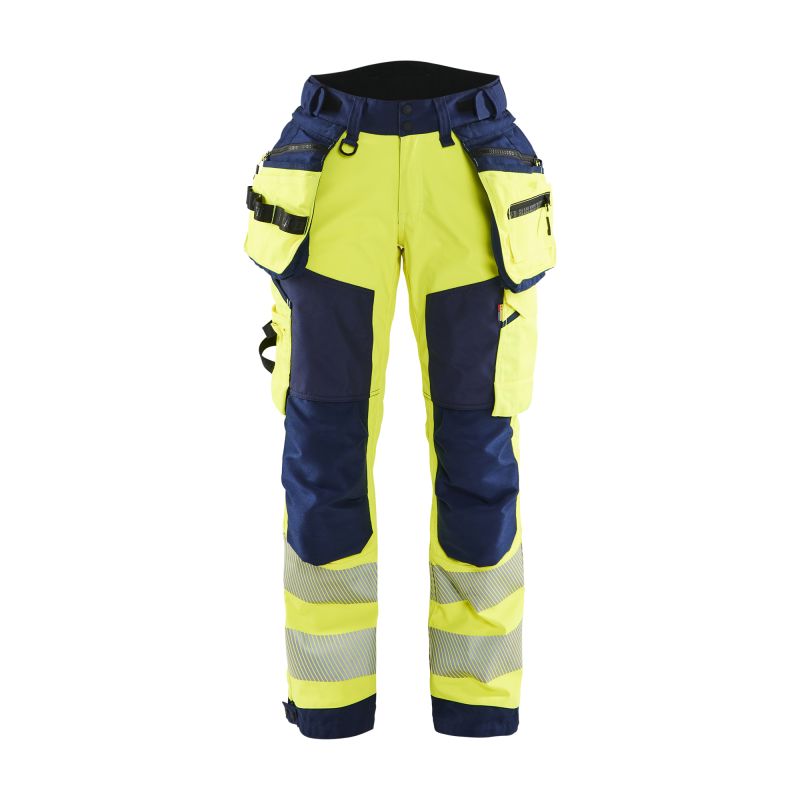 Pantalón de alta visibilidad de softshell, para mujer