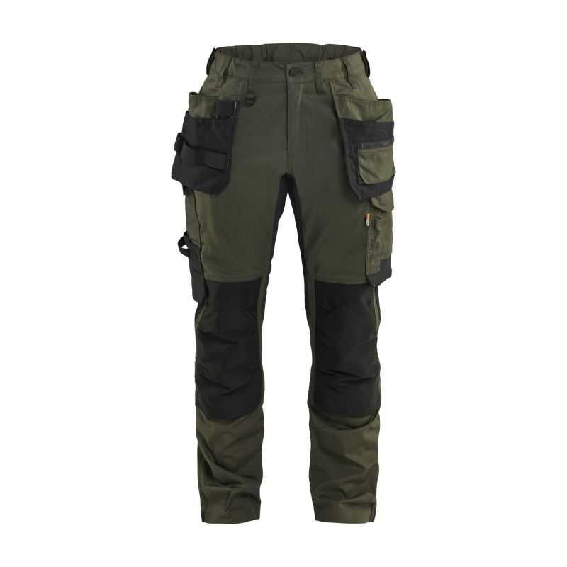 Pantalones de trabajo para mujer con elástico