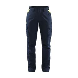 Pantalón industrial elástico para mujer
