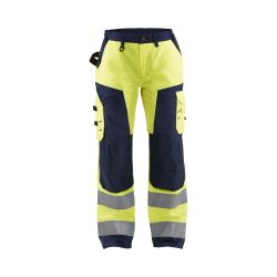 Pantalón de alta visibilidad sin bolsillos colgantes para mujer