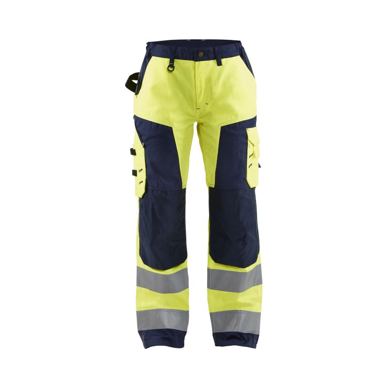 Pantalón de alta visibilidad sin bolsillos colgantes para mujer