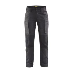 Pantalón de servicio con elástico para mujer