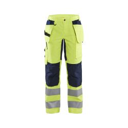 Pantalón de alta visibilidad para mujer con elástico