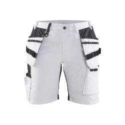 Pantalones cortos de pintora para mujer con elástico