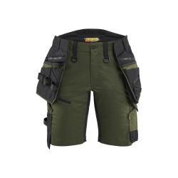 Pantalón corto de trabajo STRIKER con elástico para mujer