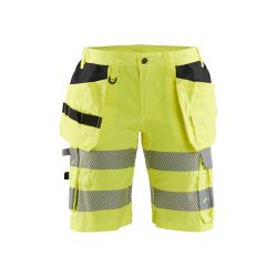 Pantalones cortos de alta visibilidad para mujer con elástico