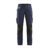 Pantalón de servicio con elástico para mujer