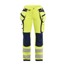 Pantalón de alta visibilidad elástico en 4 direcciones para mujer