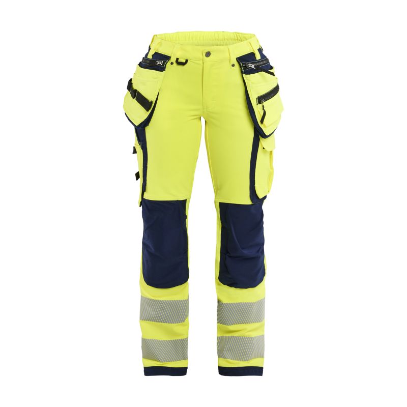 Pantalón de alta visibilidad elástico en 4 direcciones para mujer