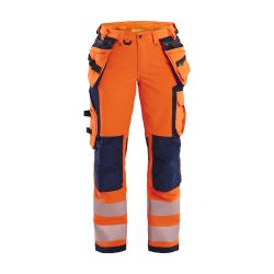 Pantalón de alta visibilidad elástico en 4 direcciones para mujer