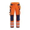 Pantalón de alta visibilidad elástico en 4 direcciones para mujer