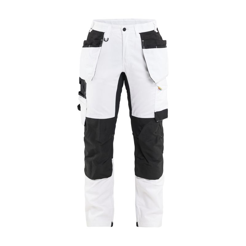 Pantalones de pintora para mujer con elástico