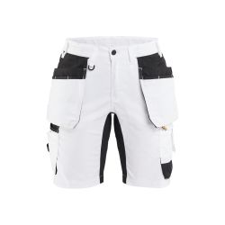 Pantalón Corto De Pintor Elástico Para Mujer