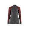 Camiseta térmica con cremallera XWarm para mujer