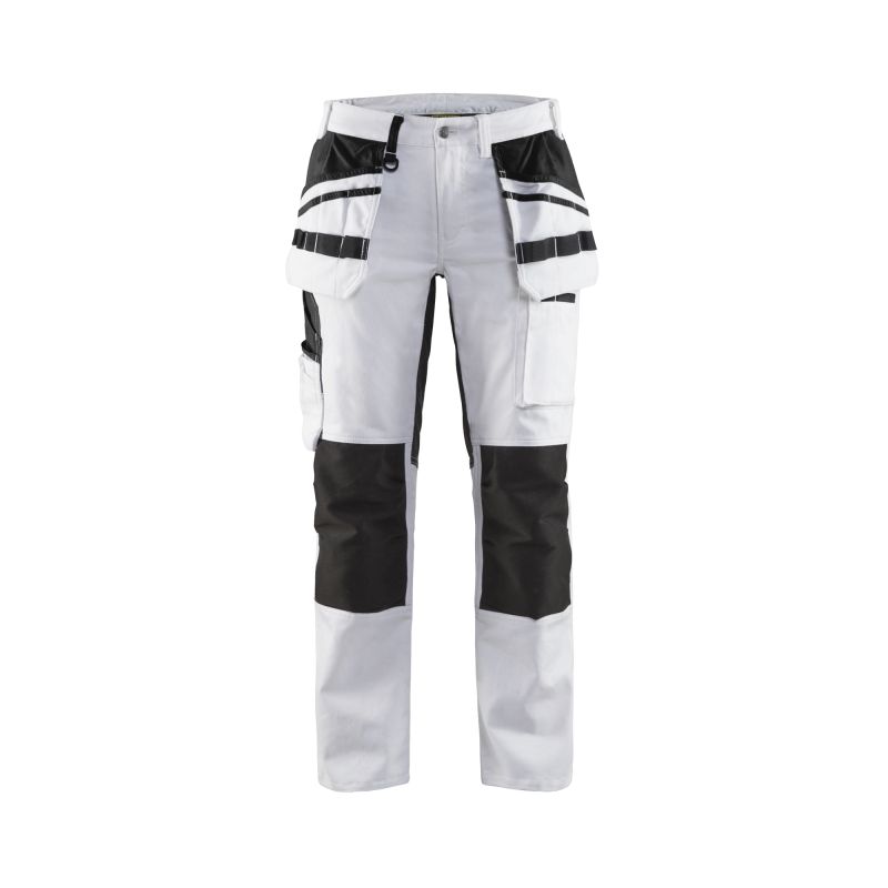 Pantalones de pintora para mujer con elástico