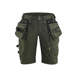 Pantalón corto de trabajo X1900 elástico para mujer