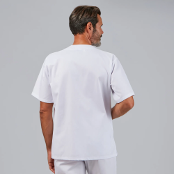Blusa Hombre Sanitaria Boton Presion M/C | Union Workwear