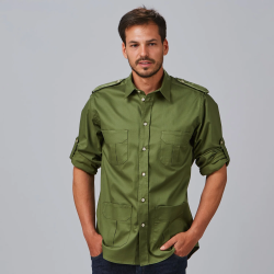 Camisa Unisex Manga Roll Up Michele | Union Workwear